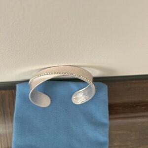 Silver Rhinestone Bangle